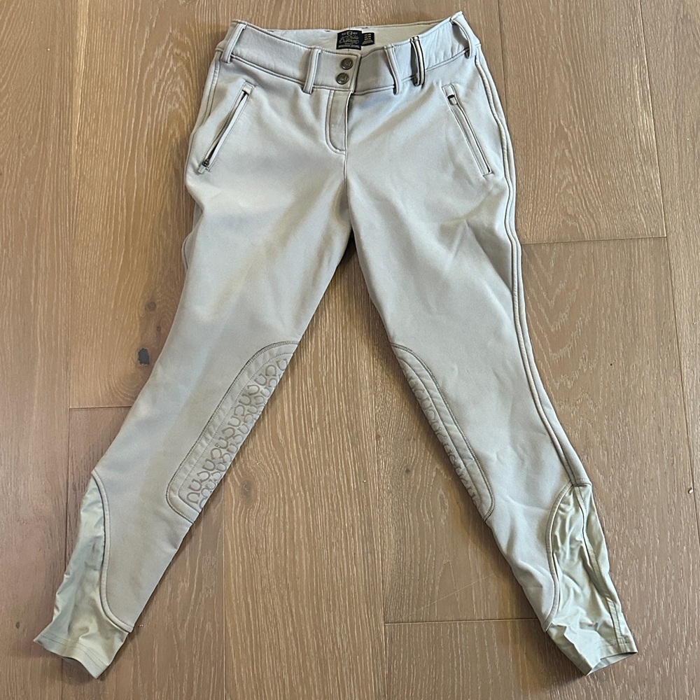 Noble Outfitters Winter fleece lined  Riding Pants - knee patch breeches